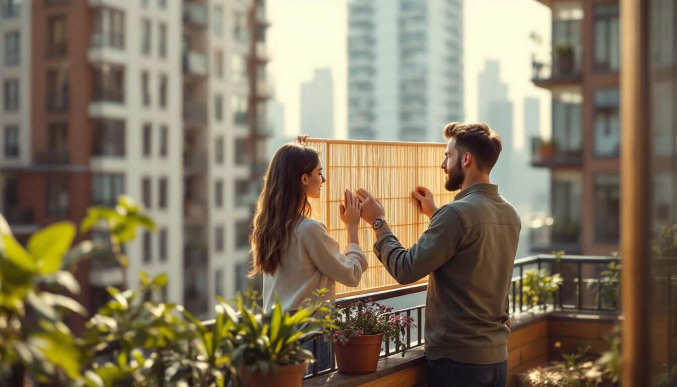 comment se cacher du vis a vis en hauteur