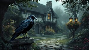 voir un corbeau presage