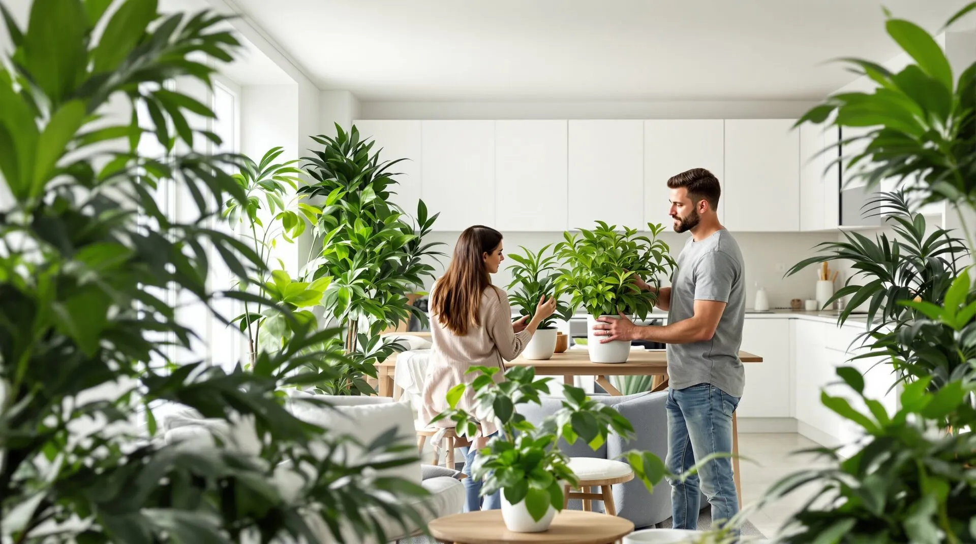 plantes structurantes maison