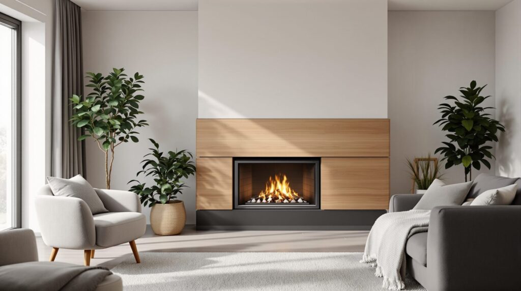 coffrage pour cacher une cheminée