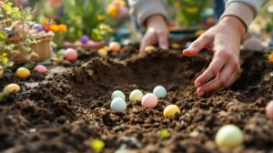 enterrer des oeufs