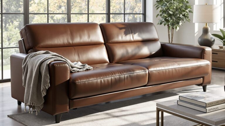 canapé convertible cuir