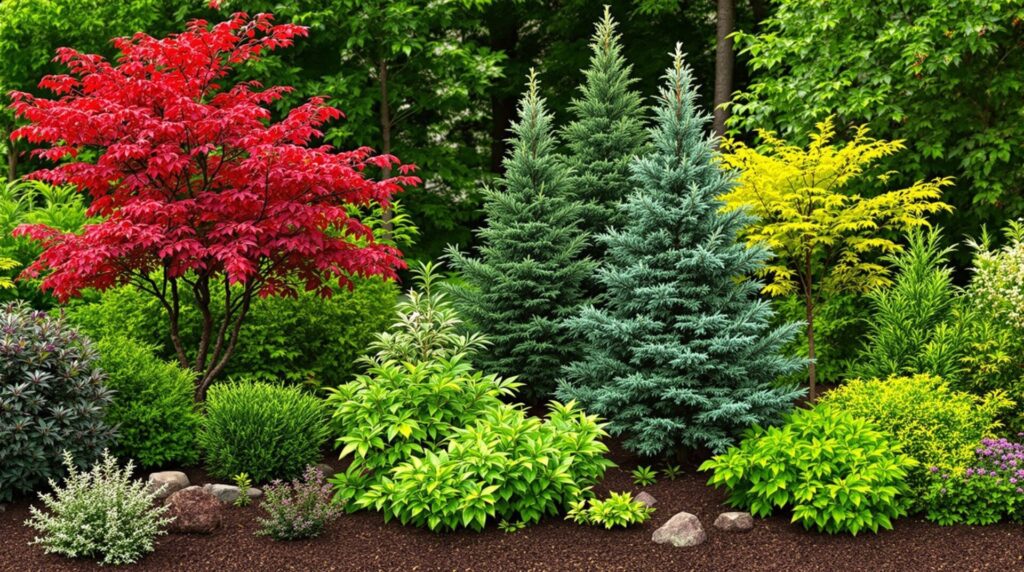 arbres terre argileuse