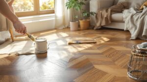 peindre parquet ancien