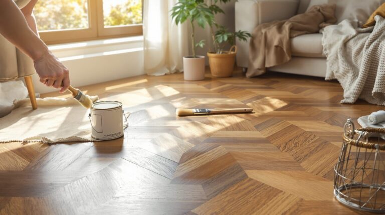 peindre parquet ancien
