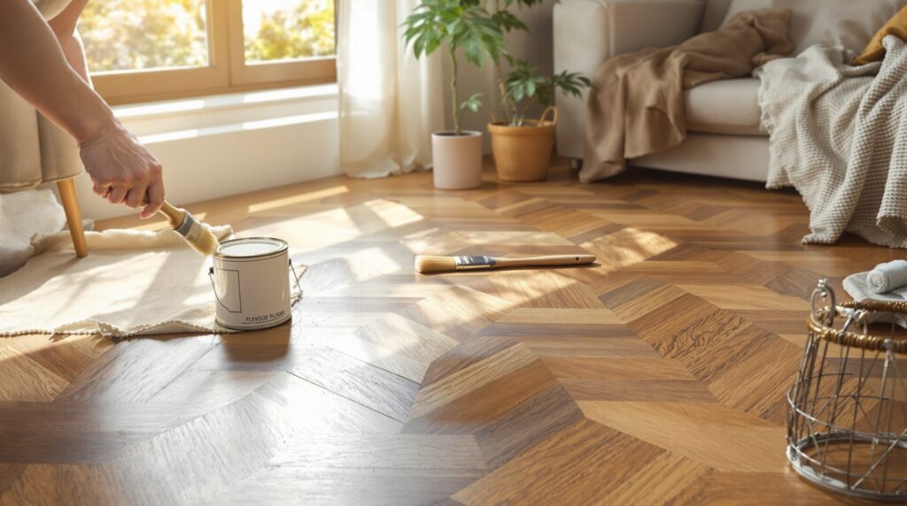 peindre parquet ancien