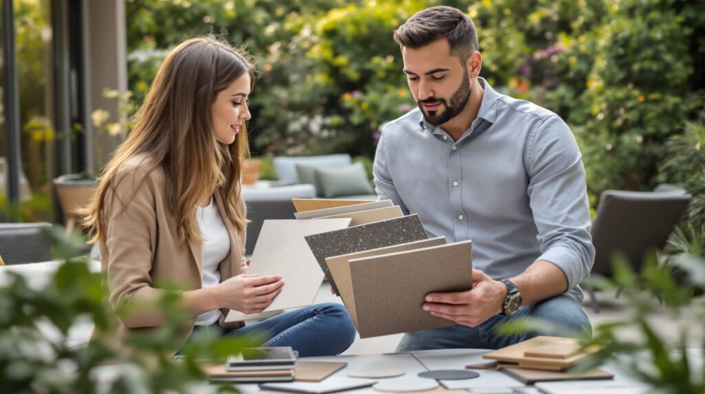 recouvrir une terrasse carrelée
