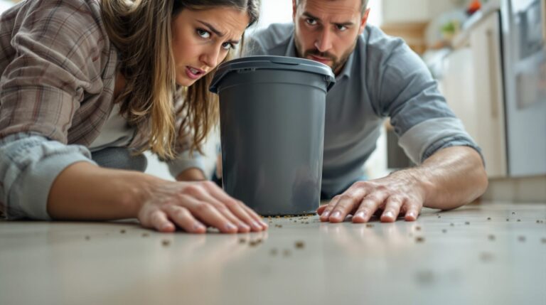 larves de mouches dans la maison