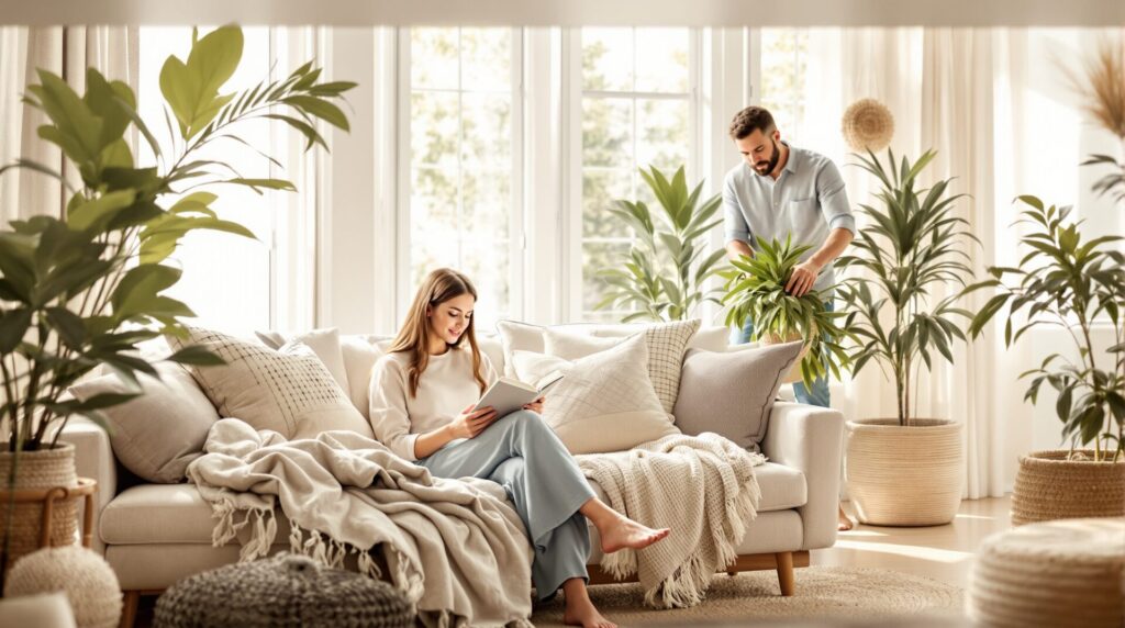 textiles naturels deco