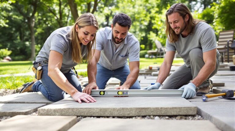 faire une terrasse en pierre naturelle