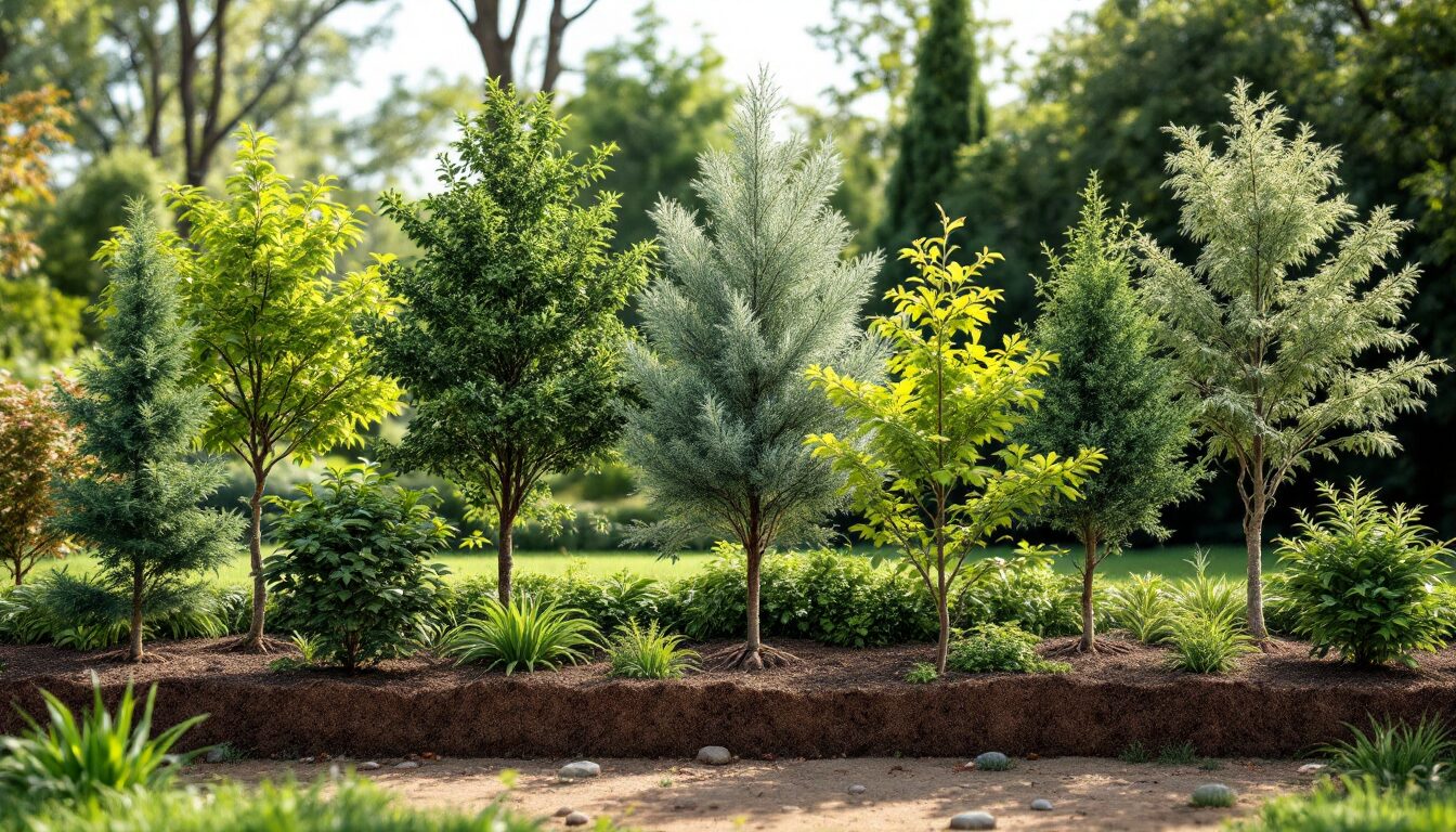 arbres terre argileuse