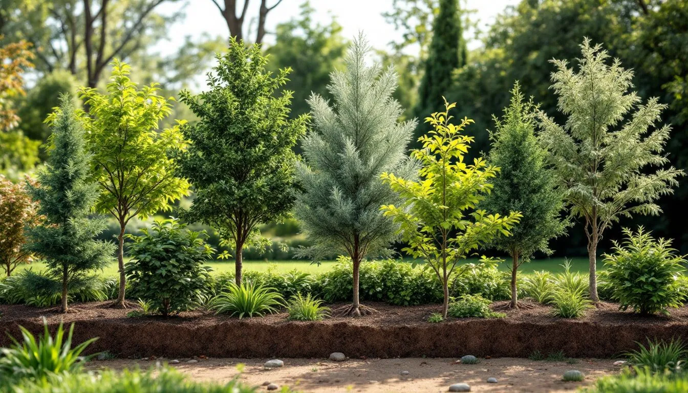 arbres terre argileuse