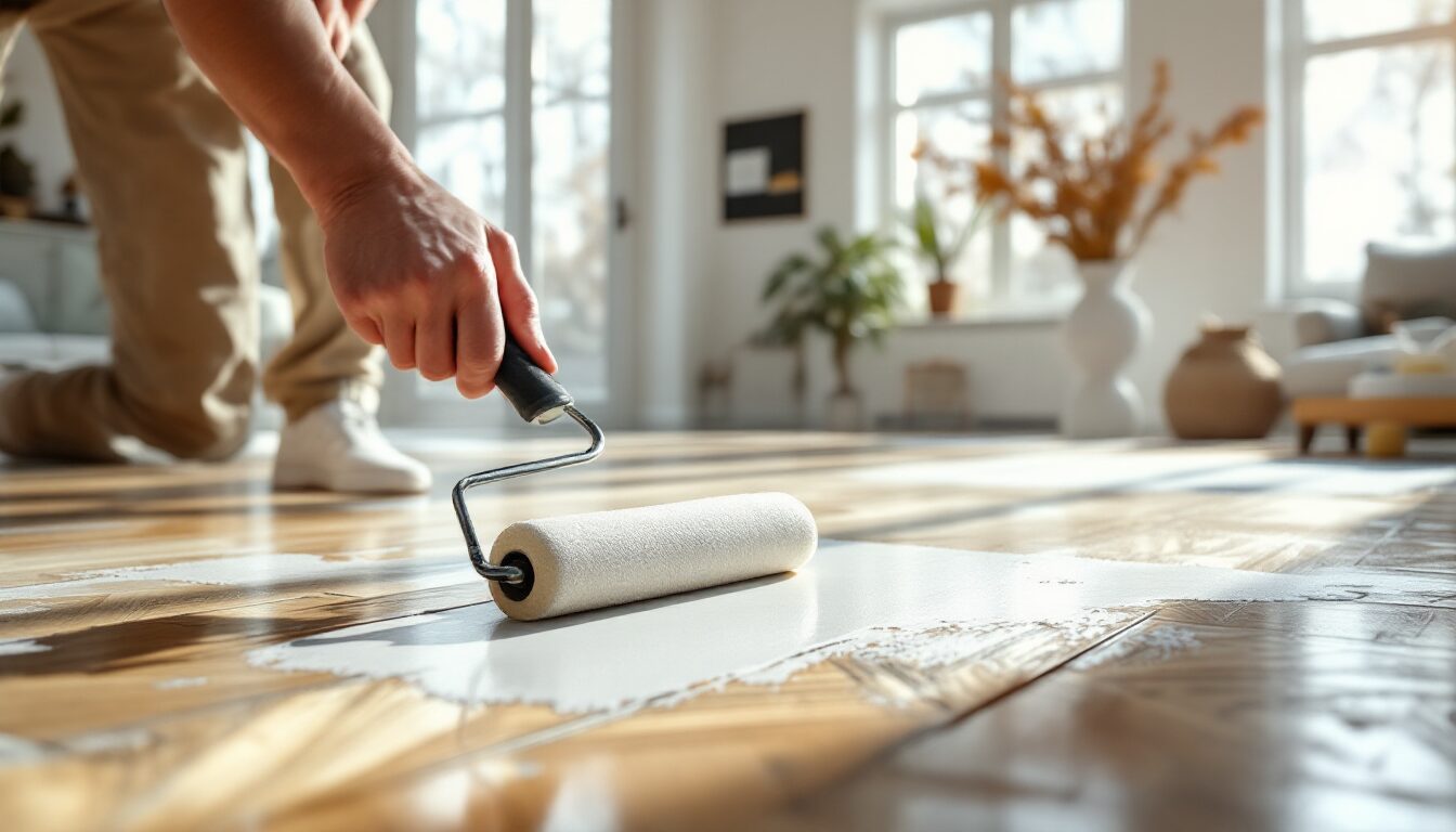 peindre parquet ancien