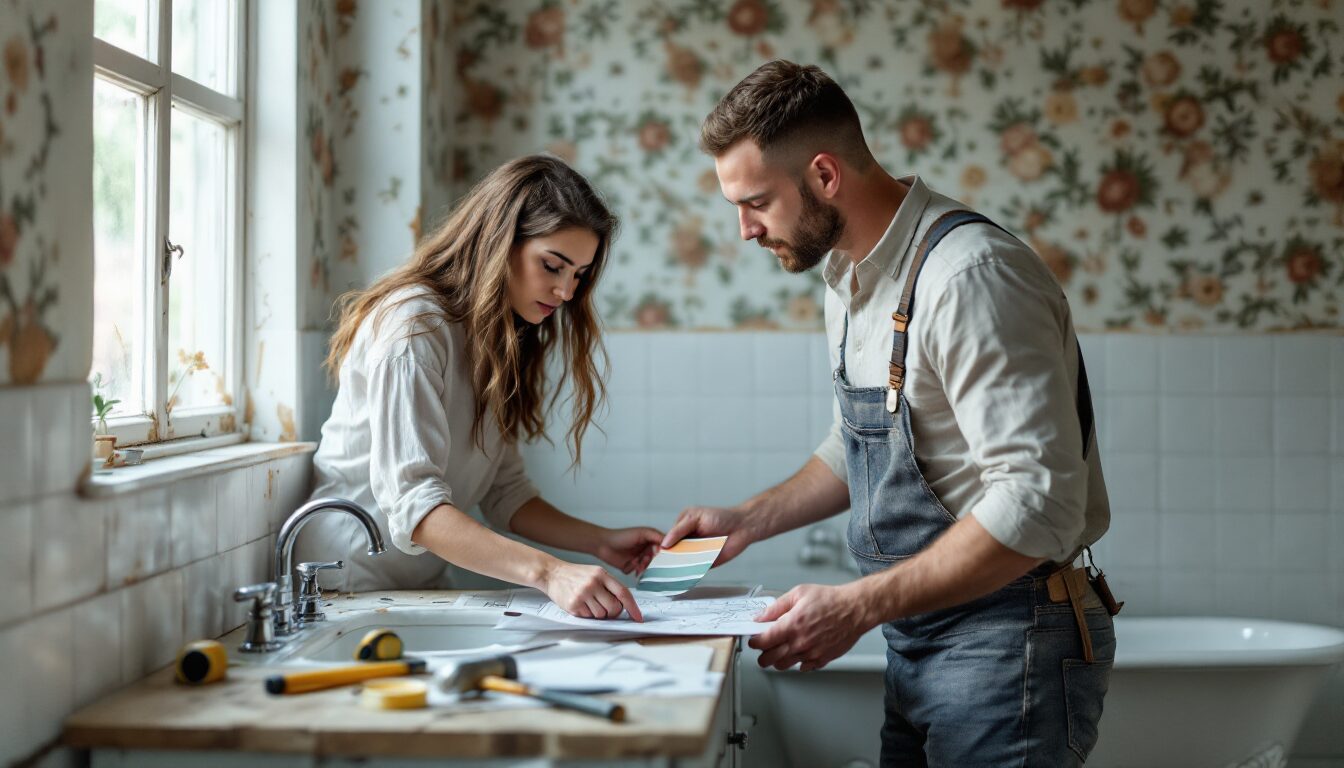 vieille salle de bain