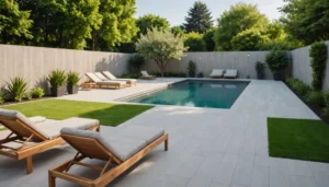 liner gris clair pour piscine