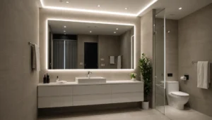 agrandir visuellement une petite salle de bain