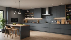 combinaison de gris et bois