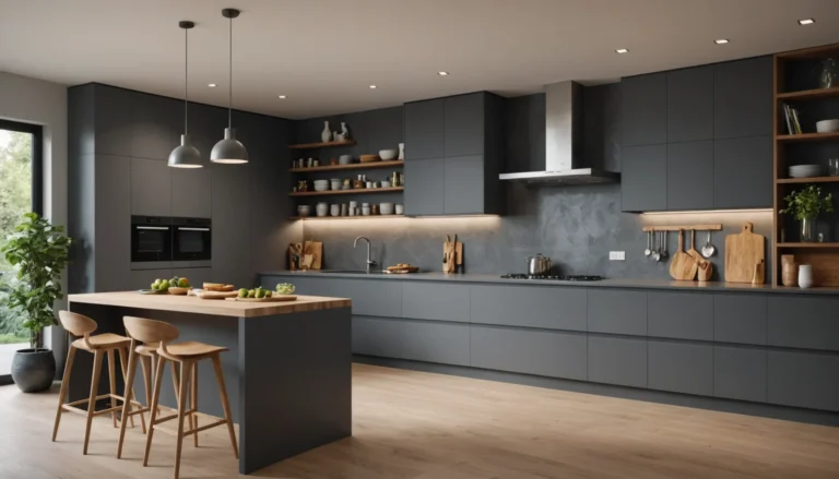 combinaison de gris et bois