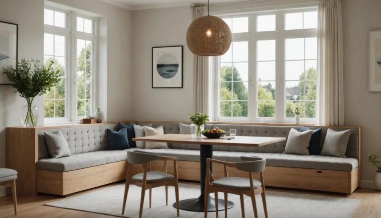 banquettes d’angle modernes pour salle à manger