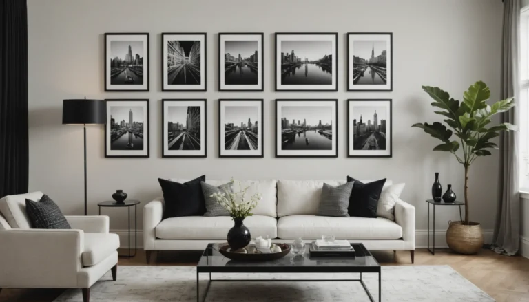 photos noir et blanc pour salon