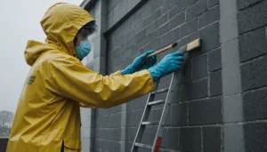 enduit par temps humide