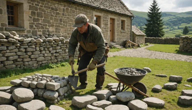 consolider un mur en pierre qui penche