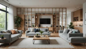 idées de pare-vue pour fenêtres du sol au plafond