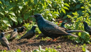 que mangent les étourneaux