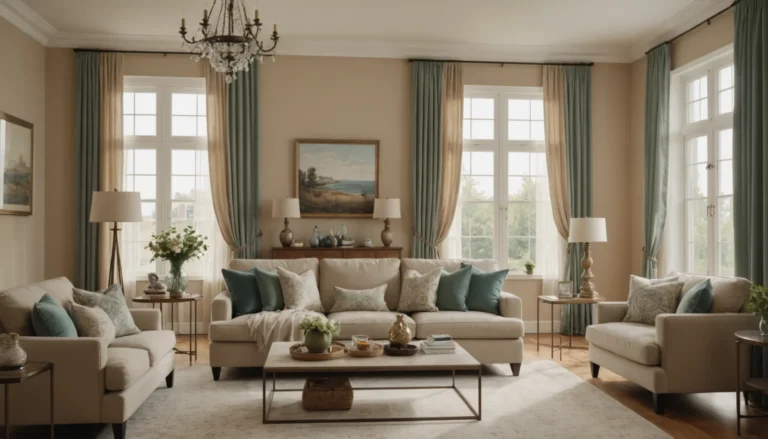 quelle couleur de rideaux avec des murs beiges