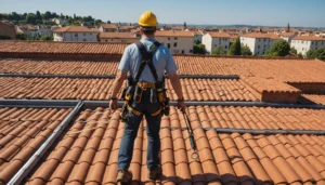 comment marcher sur un toit en tuile