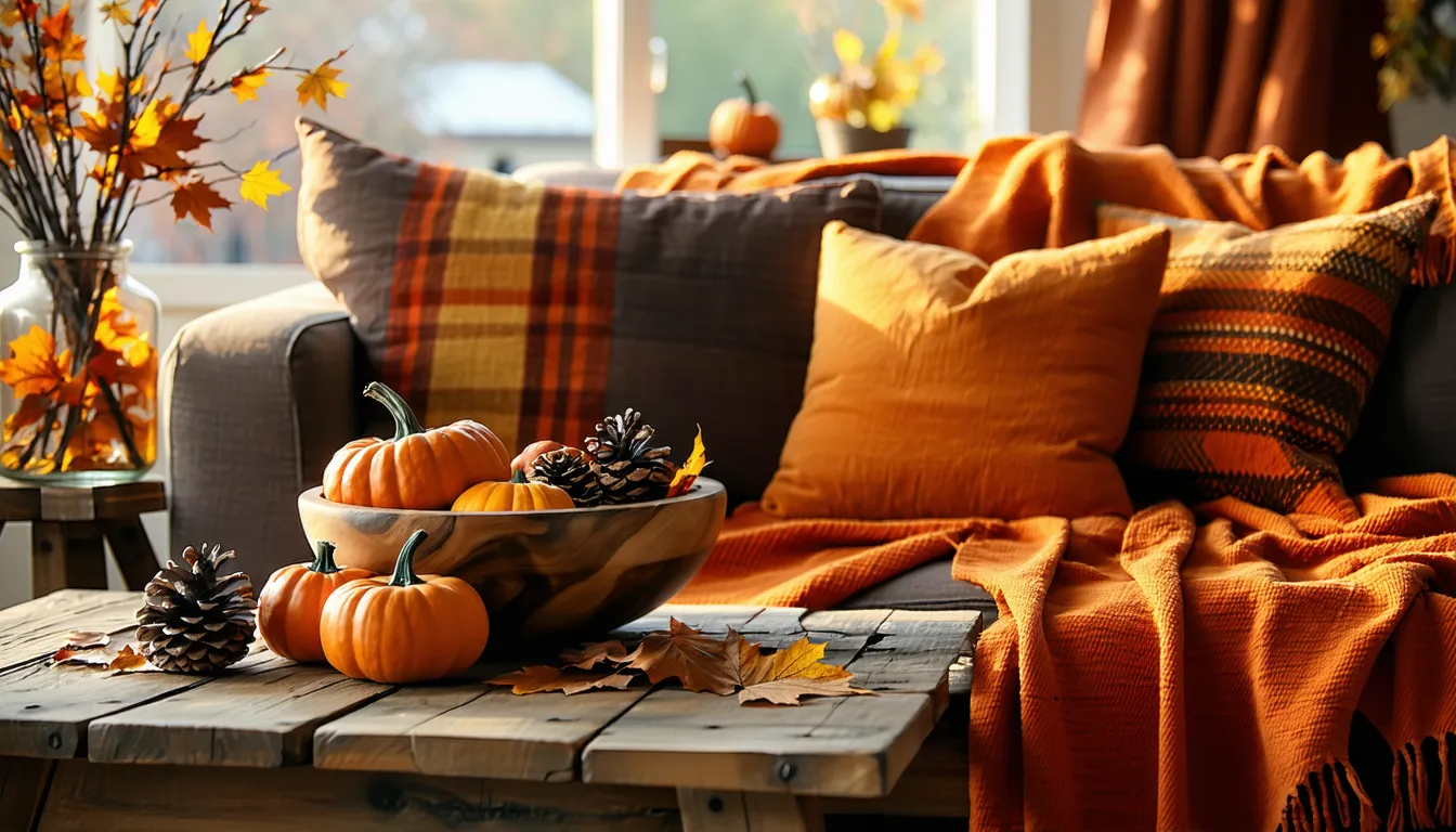Comment décorer votre maison pour l'arrivée de l'automne ?