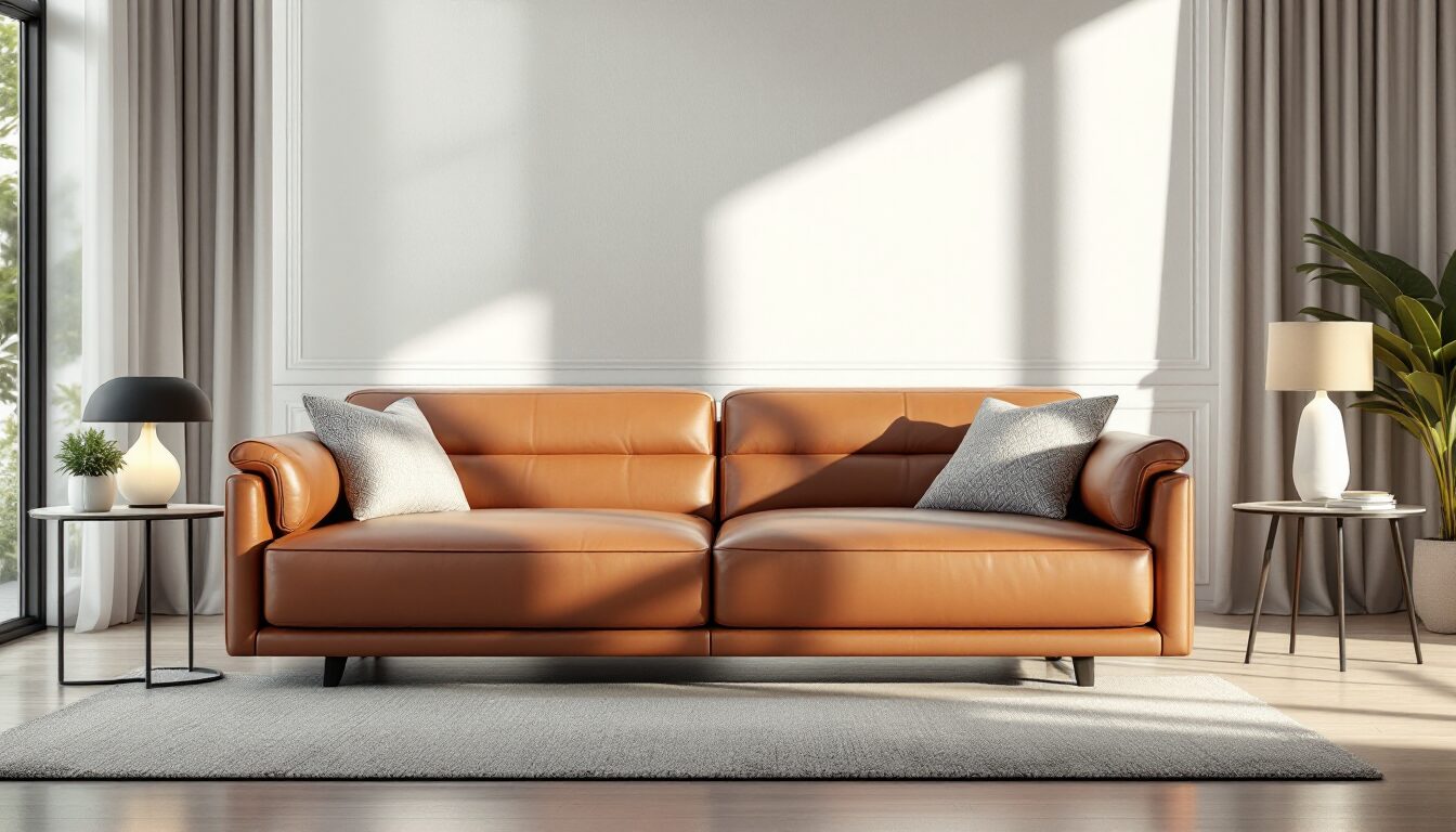 canapé convertible cuir