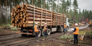 prix d'un camion de bois en grume