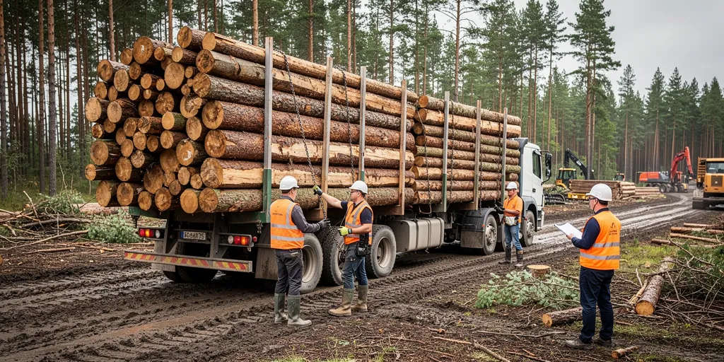 prix d'un camion de bois en grume