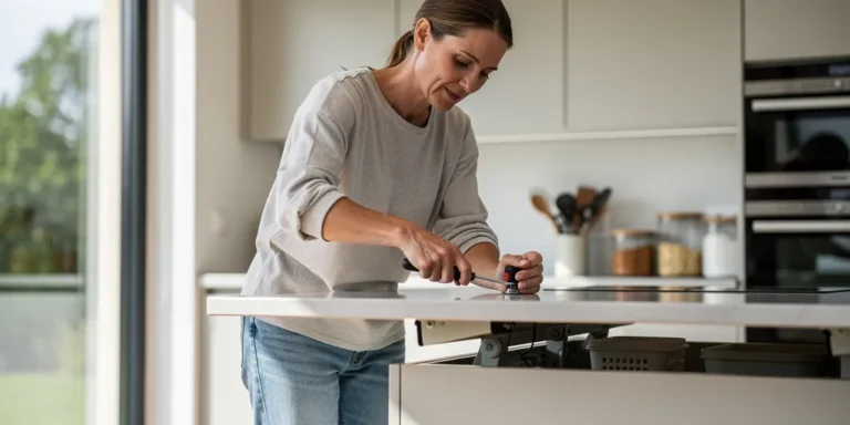 rehausser plan de travail cuisine