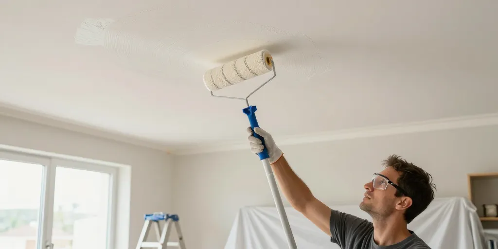 comment repeindre un plafond