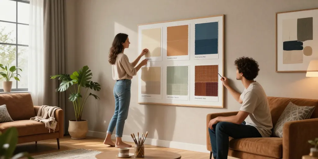 inspiration peinture salon