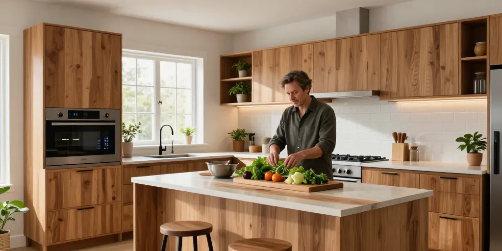 moderniser une cuisine bois