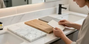 plan de travail salle de bain