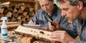 capricorne du bois de chauffage