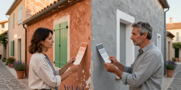 couleur facade maison provencale