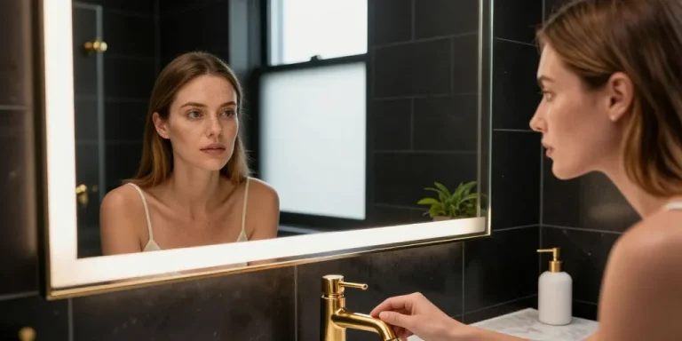 decoration toilette noir