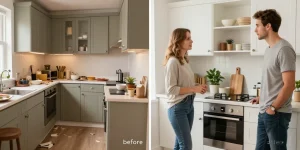 home staging cuisine avant/après