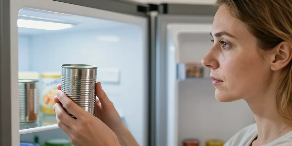 peut on mettre une boîte de conserve fermée au frigo