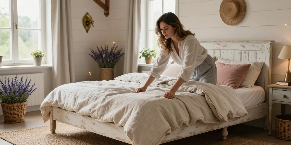 déco chambre campagne