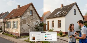 maison ancienne rénovée avant après