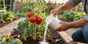 quand mettre du lait au pied des tomates