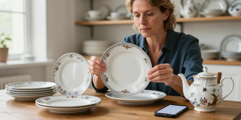 vendre vaisselle ancienne