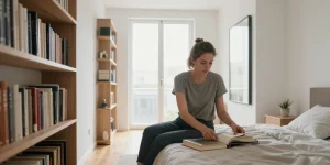 amenagement chambre etroite et longue