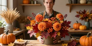 art floral automne